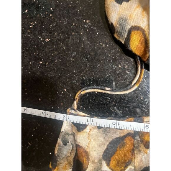 Karina Grimaldi Kos Print Maxi DressWater Stones Brown Vacation Size XS NWT$368 - Picture 7 of 8